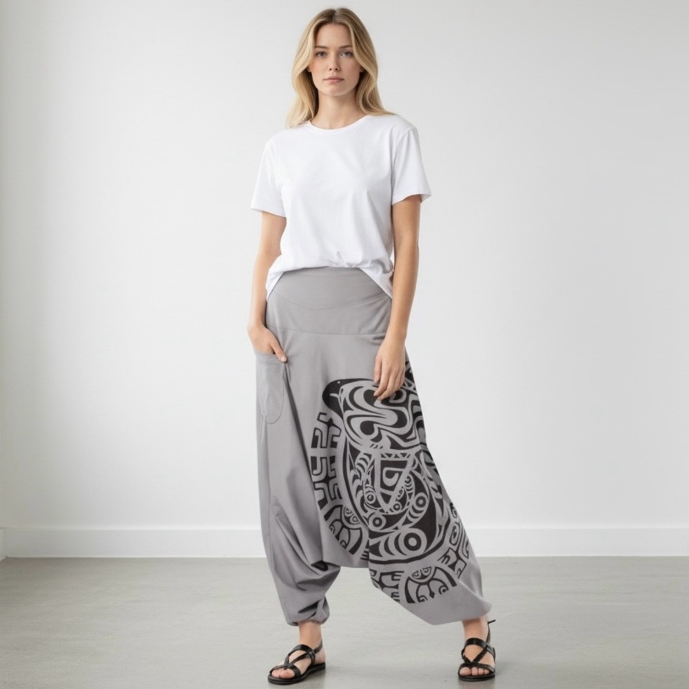 The Veshti‎ Company Low Crotch Loose Boho Harem Pants